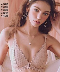 LaxChic atmungsaktiver Spitzen-BH mit Schnalle vorne