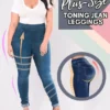 Toning-Jeans-Leggings in Übergröße