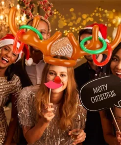 Weihnachts-Rentier-Ringwurfspiel