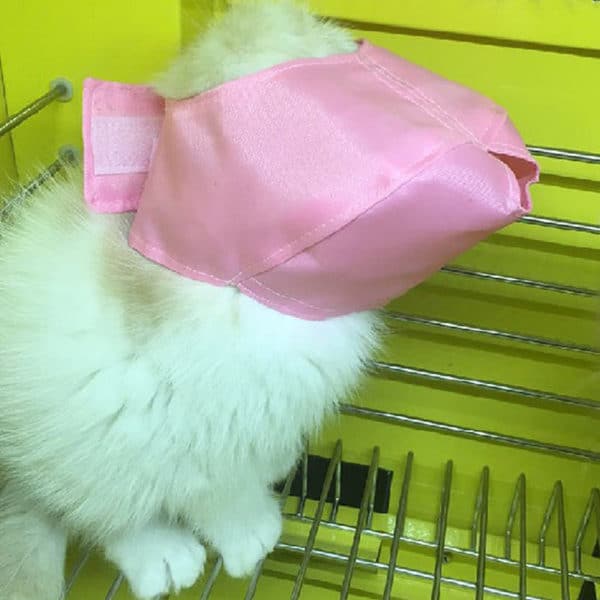 Beruhigender, atmungsaktiver, weicher Katzenmaulkorb - Image 2