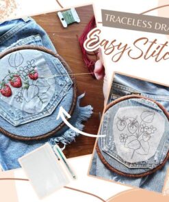 Wasserlösliches Heftpapier-Set (5er-Set)