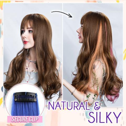 Das farbige Clip-in-Extensions-Set von Hairdrobe - Image 3