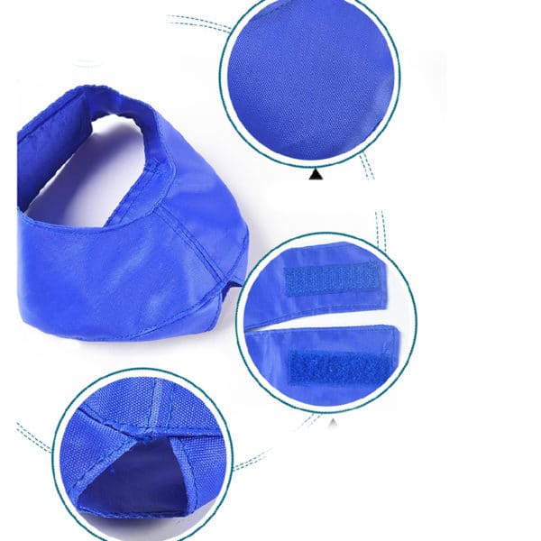 Beruhigender, atmungsaktiver, weicher Katzenmaulkorb - Image 3