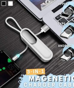 3-in-1 magnetisches Mini-Telefon-Ladekabel