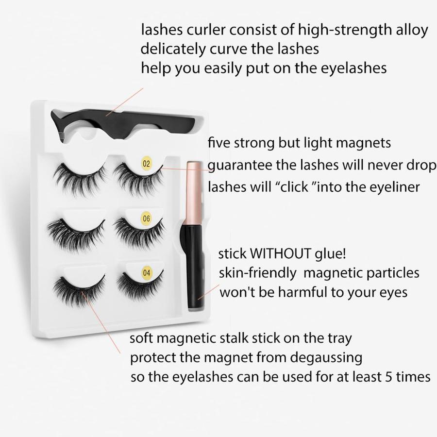THUNDA Magnetisches Eyeliner-Wimpern-Set - Image 4