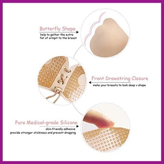 Trägerloser Push-Up-BH mit Kordelzug - Image 5