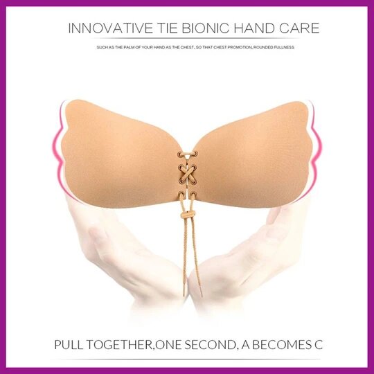 Trägerloser Push-Up-BH mit Kordelzug - Image 6