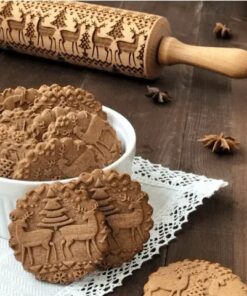 Weihnachts-3D-Nudelholz