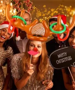 Weihnachts-Rentier-Geweih-Ringwurfspiel