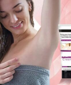 Strahlende weiße Creme