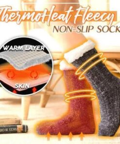 ThermoHeat Fleecy Anti-Rutsch-Socken (50 % RABATT)