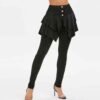 Gestufte Leggings mit Rüschenrock