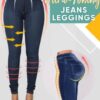Ultratonierende Jeans-Leggings